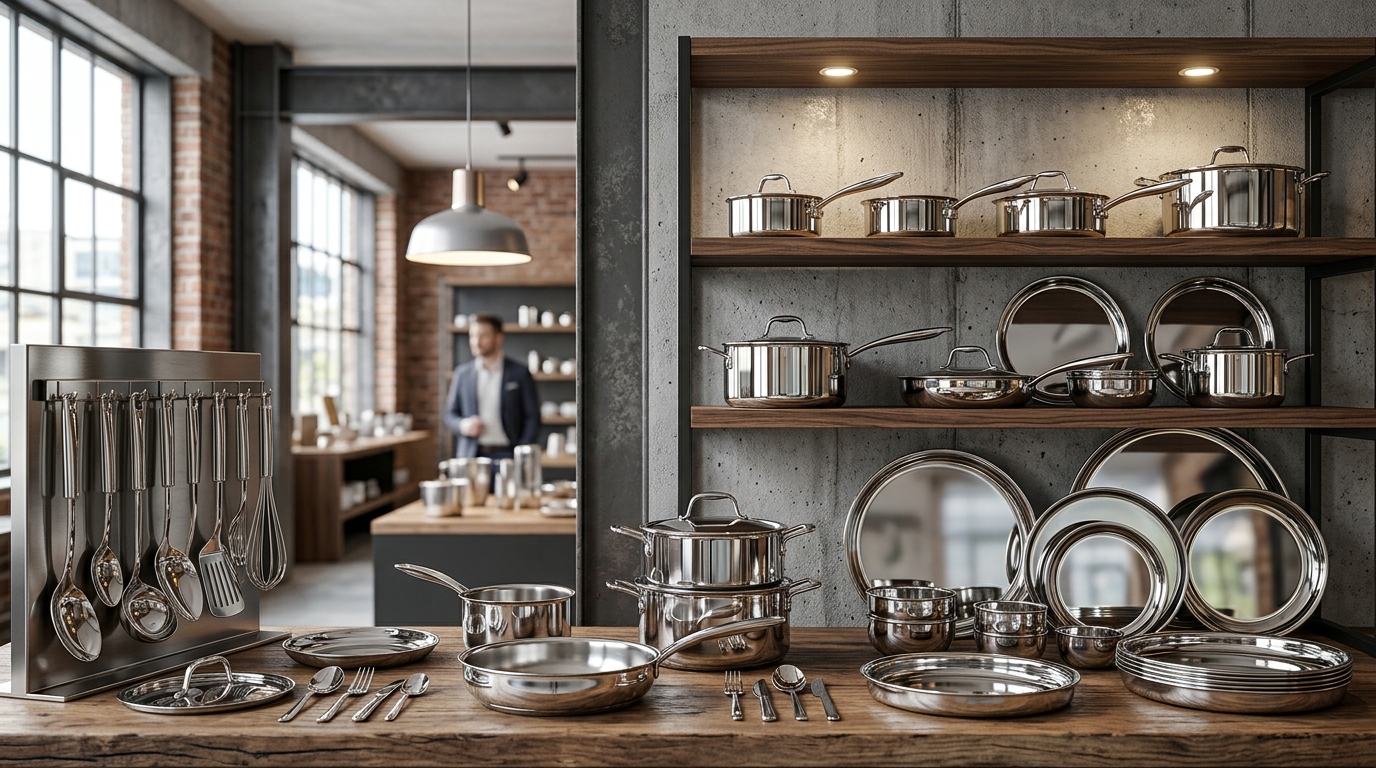 Stainless Steel Utensils Showroom Shanthi Metal Corporation
